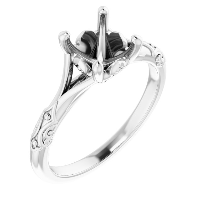 Solitaire Sculptural Engagement Ring