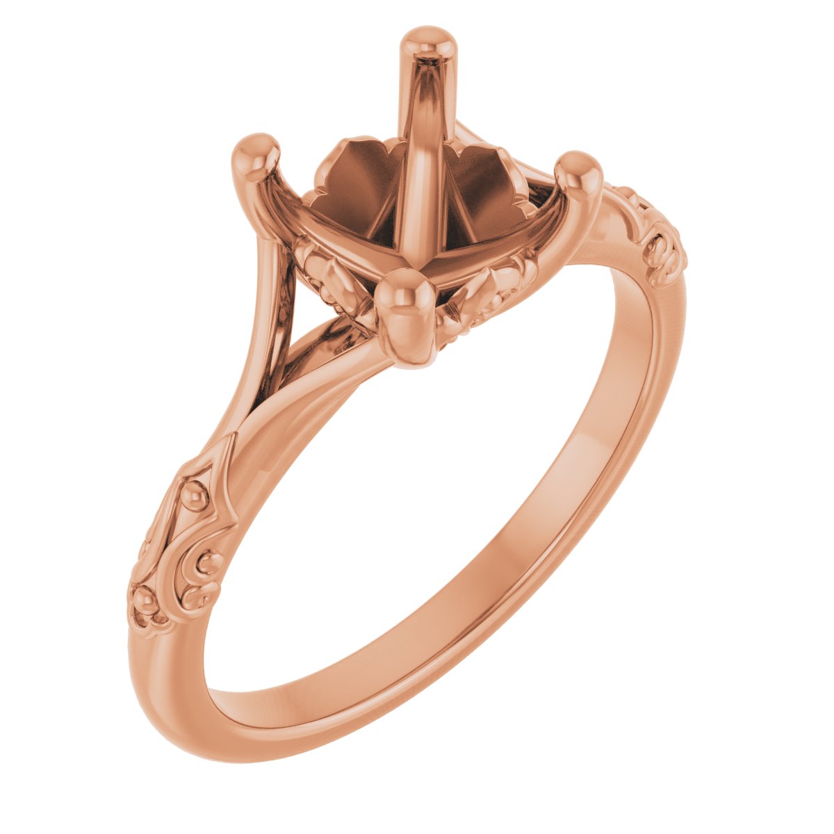 Solitaire Sculptural Engagement Ring