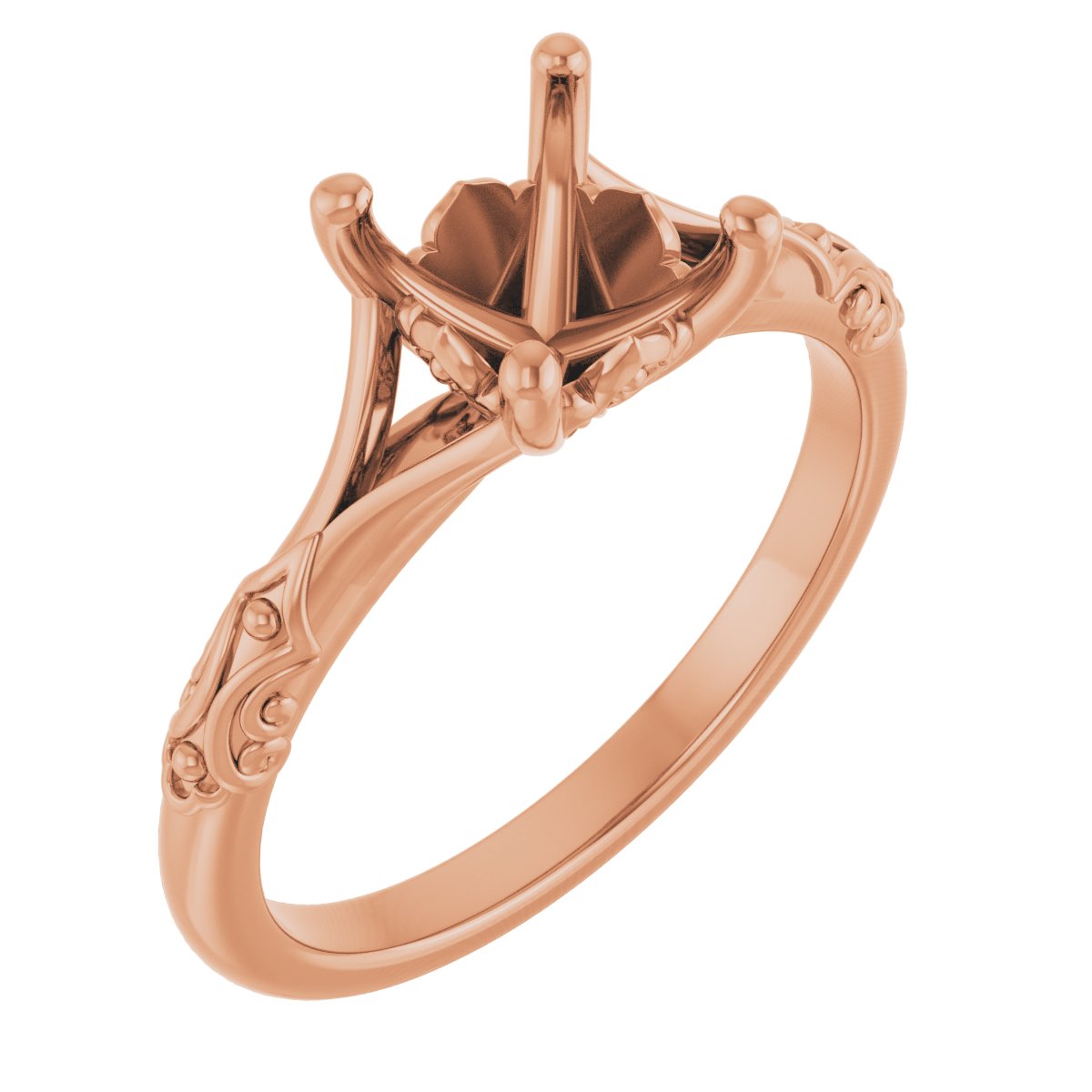Solitaire Sculptural Engagement Ring