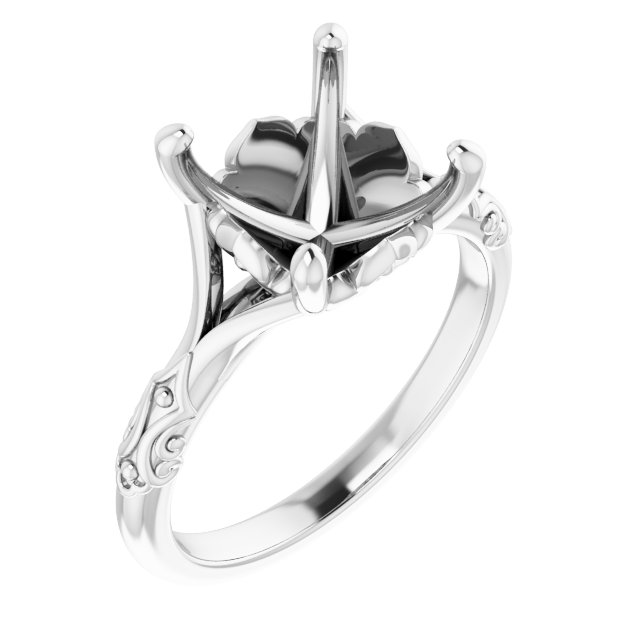 Solitaire Sculptural Engagement Ring