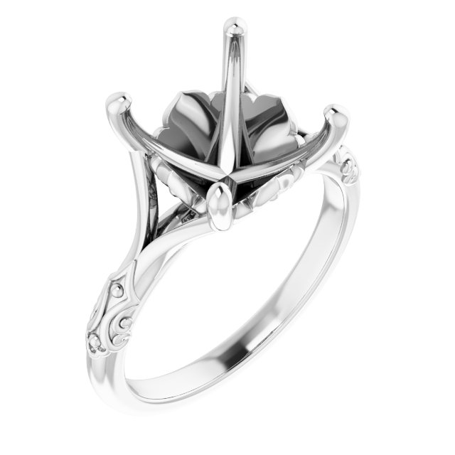 Solitaire Sculptural Engagement Ring
