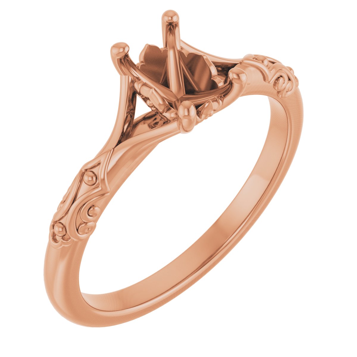 Solitaire Sculptural Engagement Ring