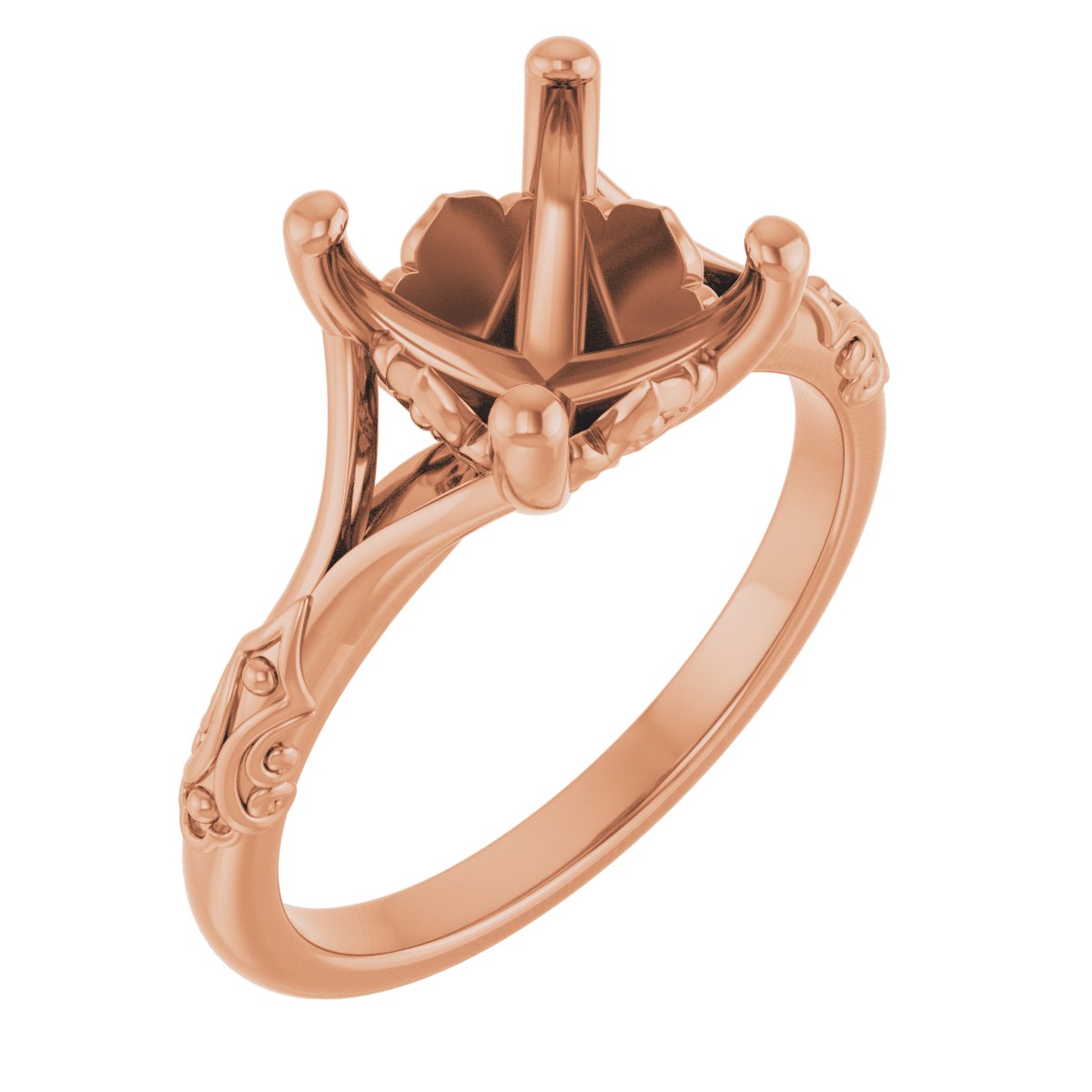 Solitaire Sculptural Engagement Ring