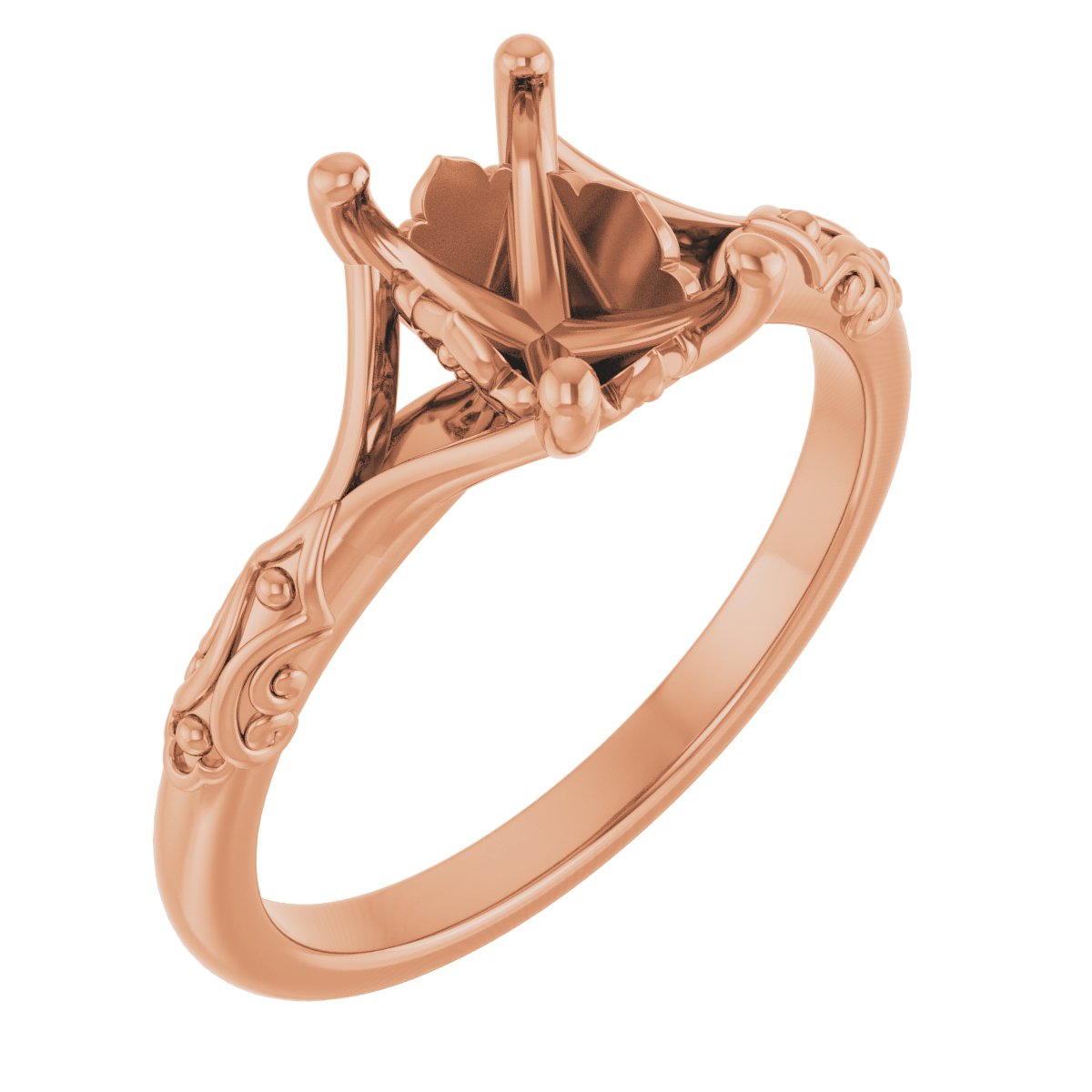 Solitaire Sculptural Engagement Ring