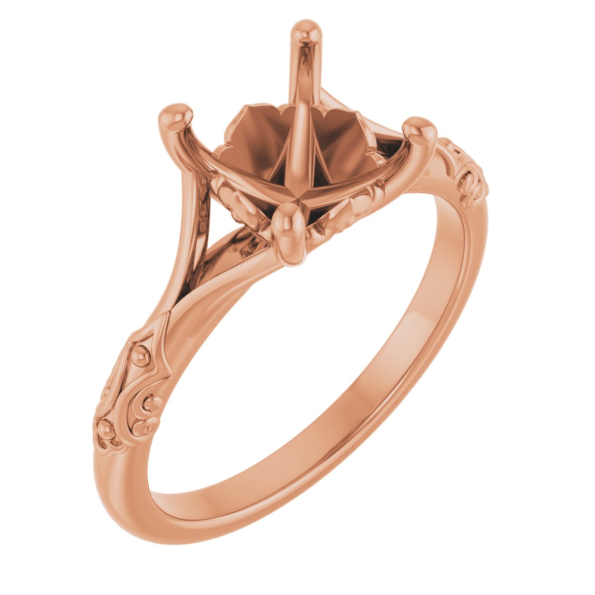 Solitaire Sculptural Engagement Ring