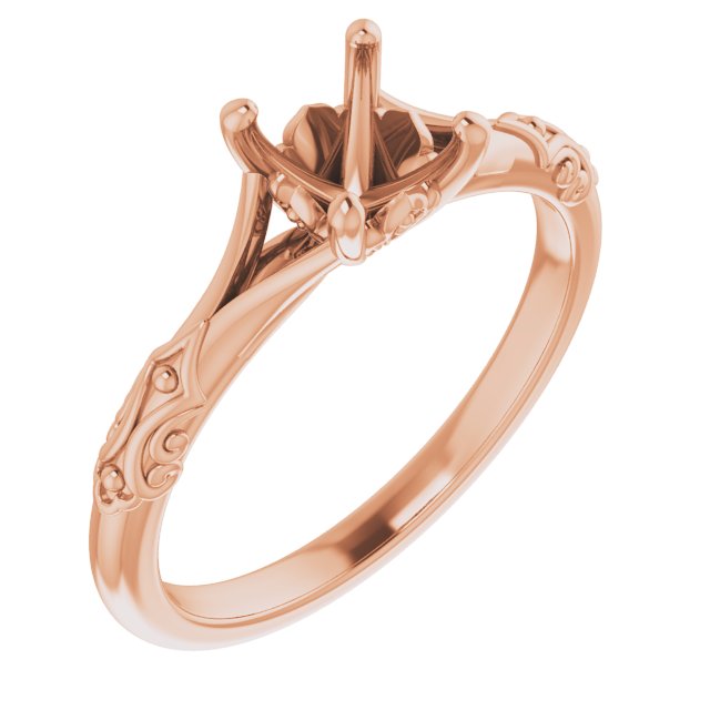 Solitaire Sculptural Engagement Ring