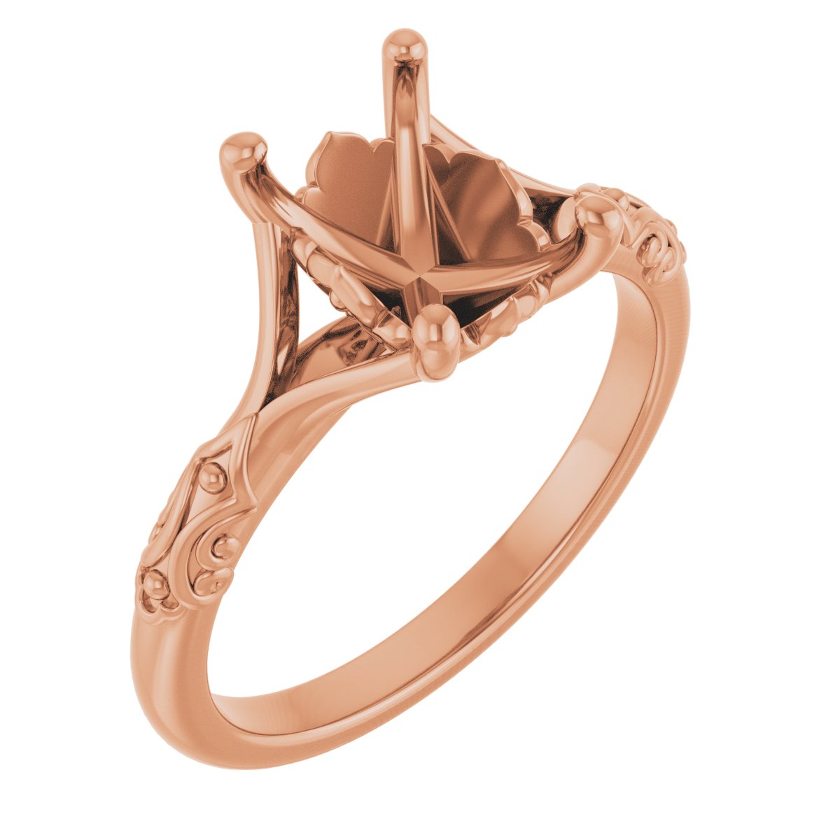 Solitaire Sculptural Engagement Ring