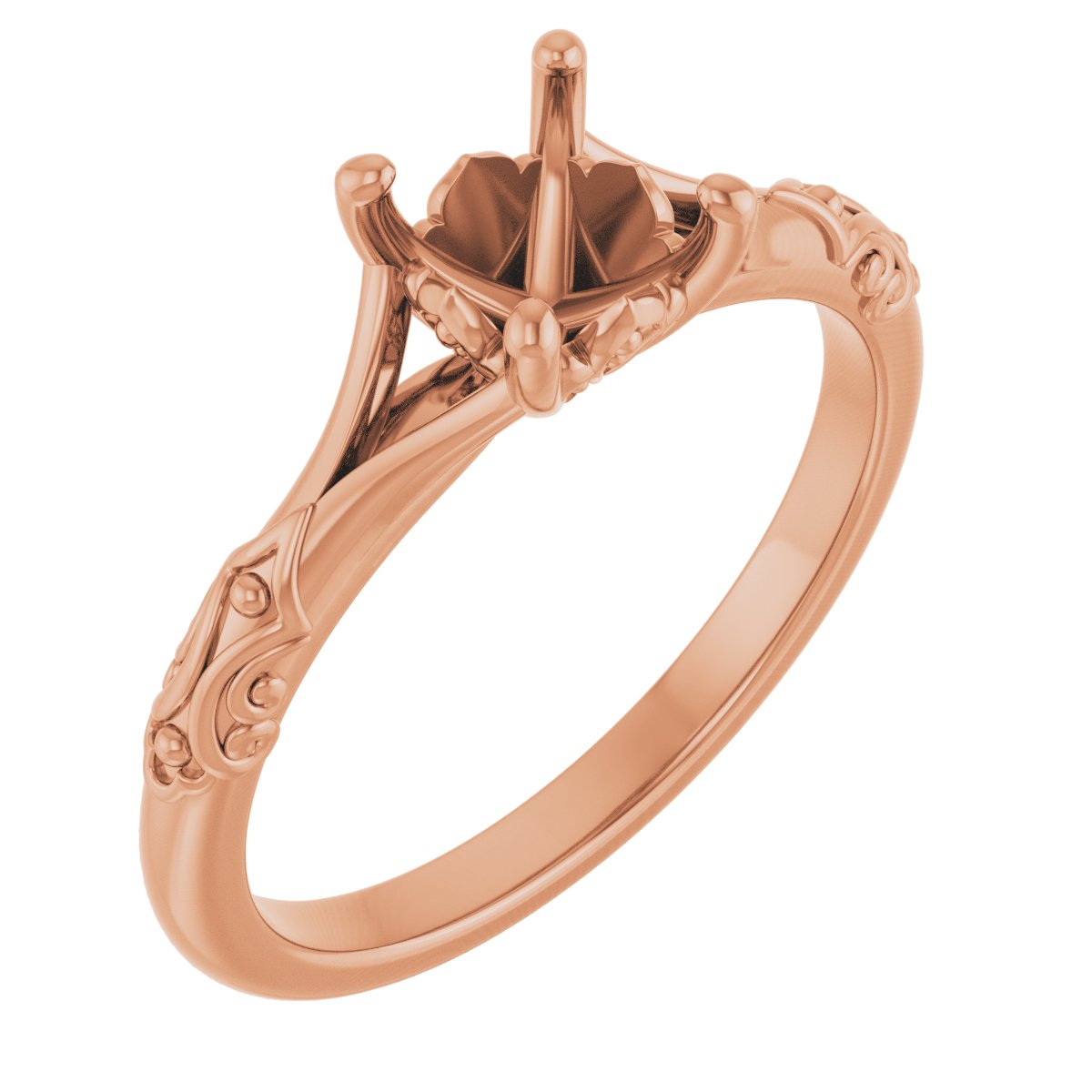 Solitaire Sculptural Engagement Ring