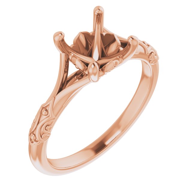 Solitaire Sculptural Engagement Ring