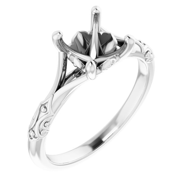 Solitaire Sculptural Engagement Ring