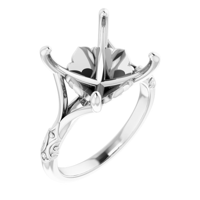 Solitaire Sculptural Engagement Ring