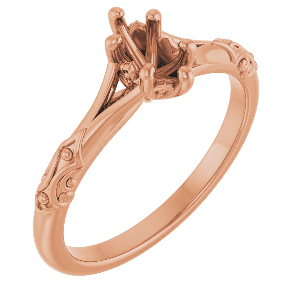 Solitaire Sculptural Engagement Ring