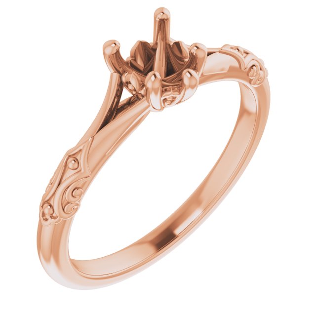 Solitaire Sculptural Engagement Ring
