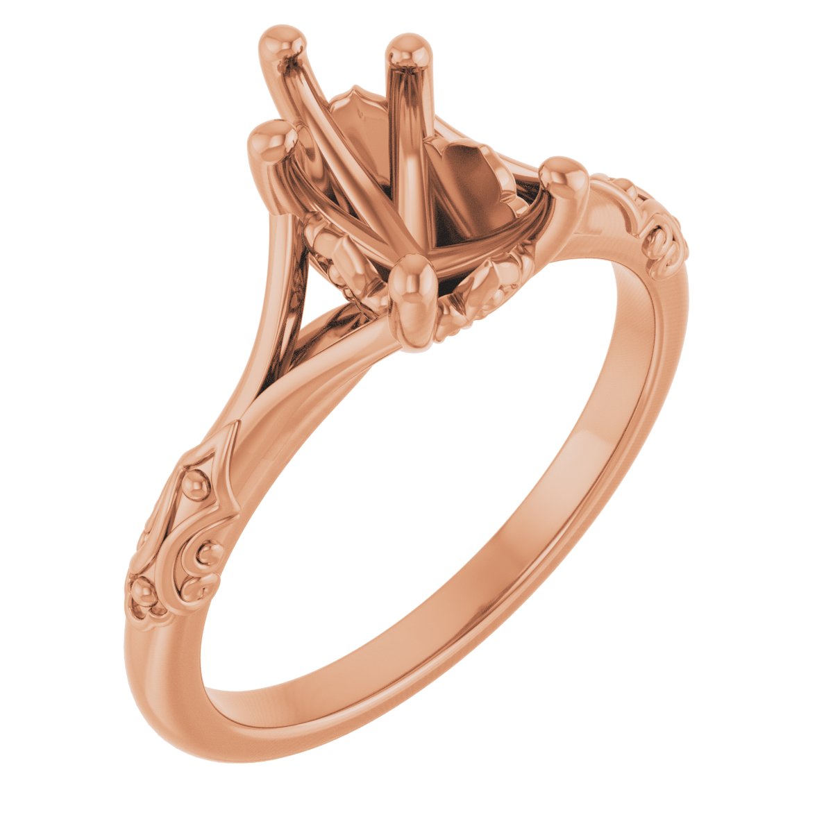 Solitaire Sculptural Engagement Ring
