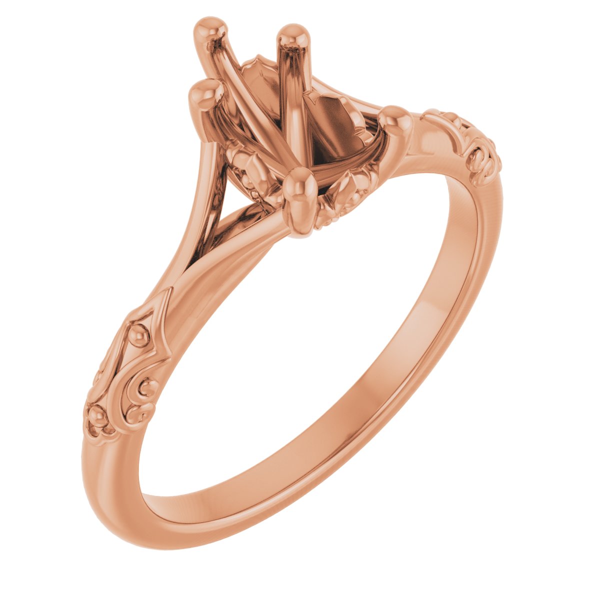 Solitaire Sculptural Engagement Ring