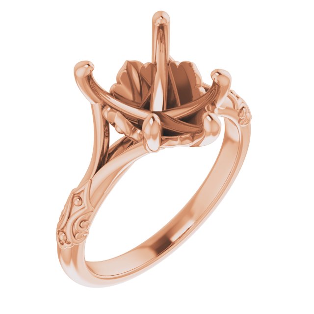 Solitaire Sculptural Engagement Ring