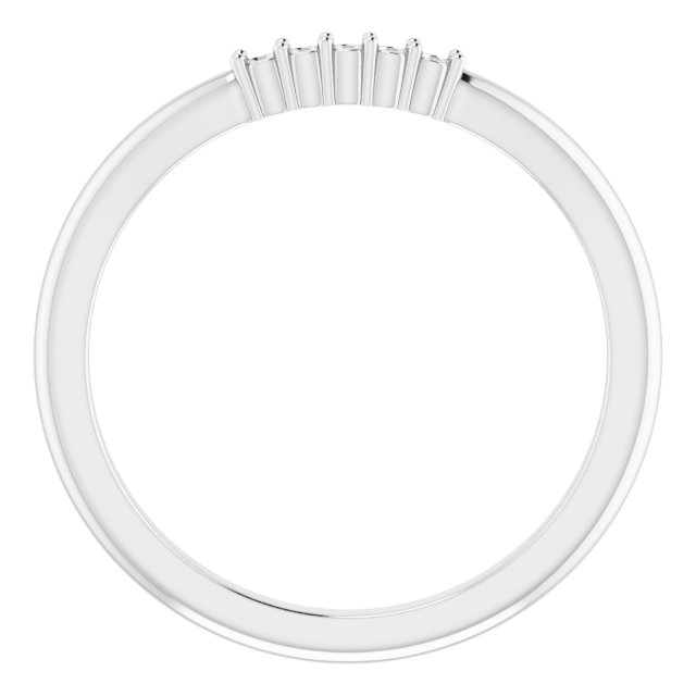 Band Mounting for 6 mm Square Ring view 2