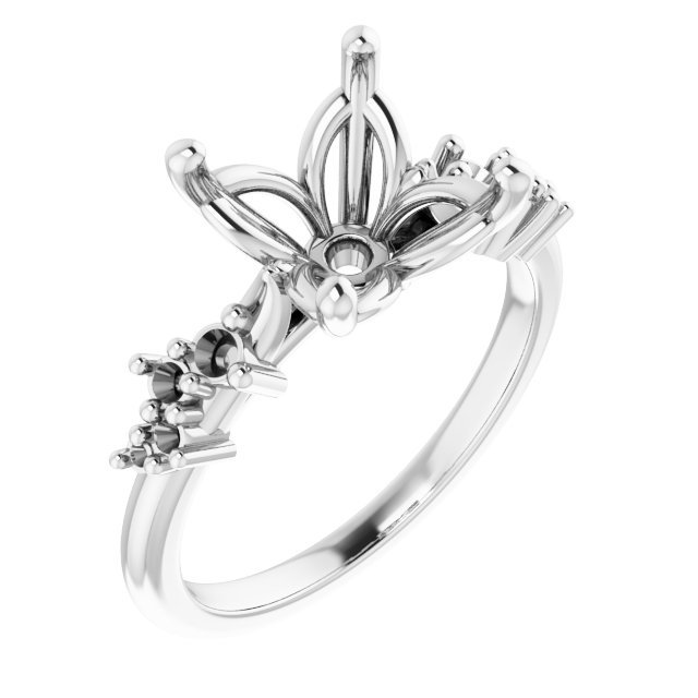 Accented Engagement Ring