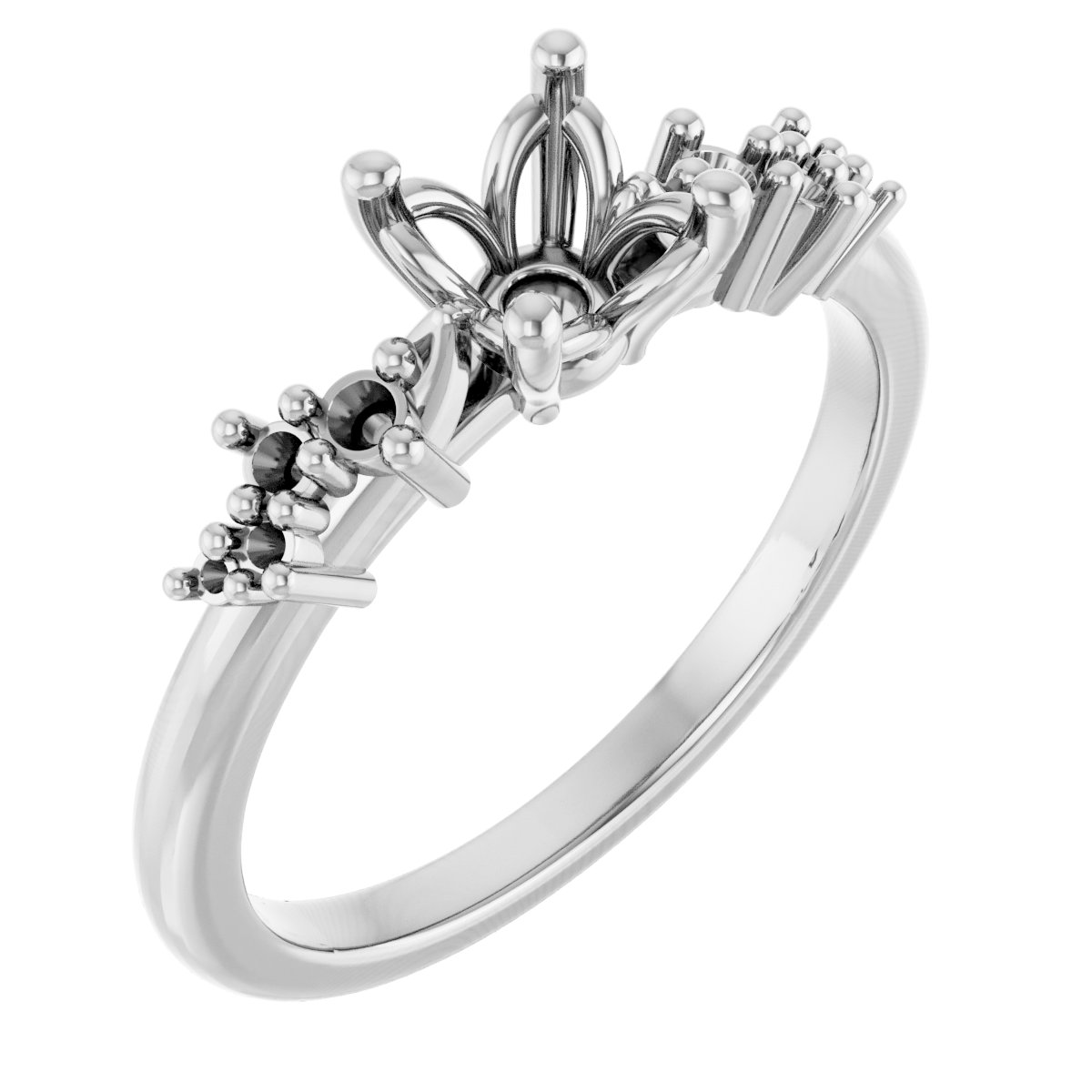 Accented Engagement Ring