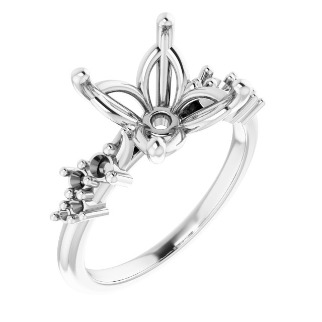 Accented Engagement Ring