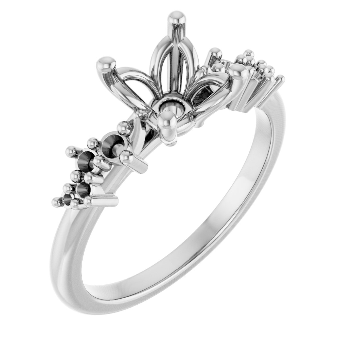 Accented Engagement Ring