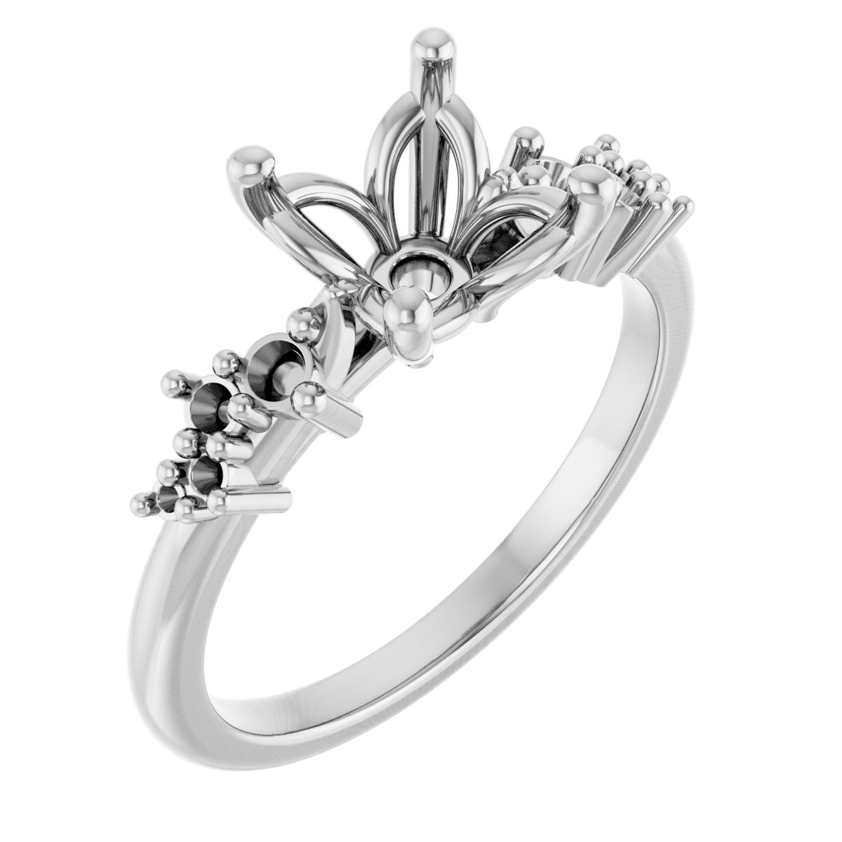 Accented Engagement Ring