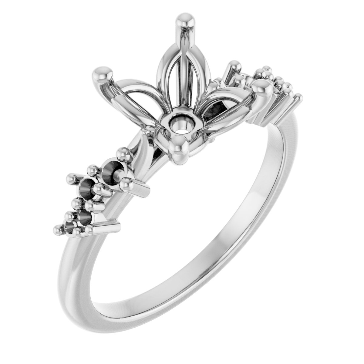 Accented Engagement Ring