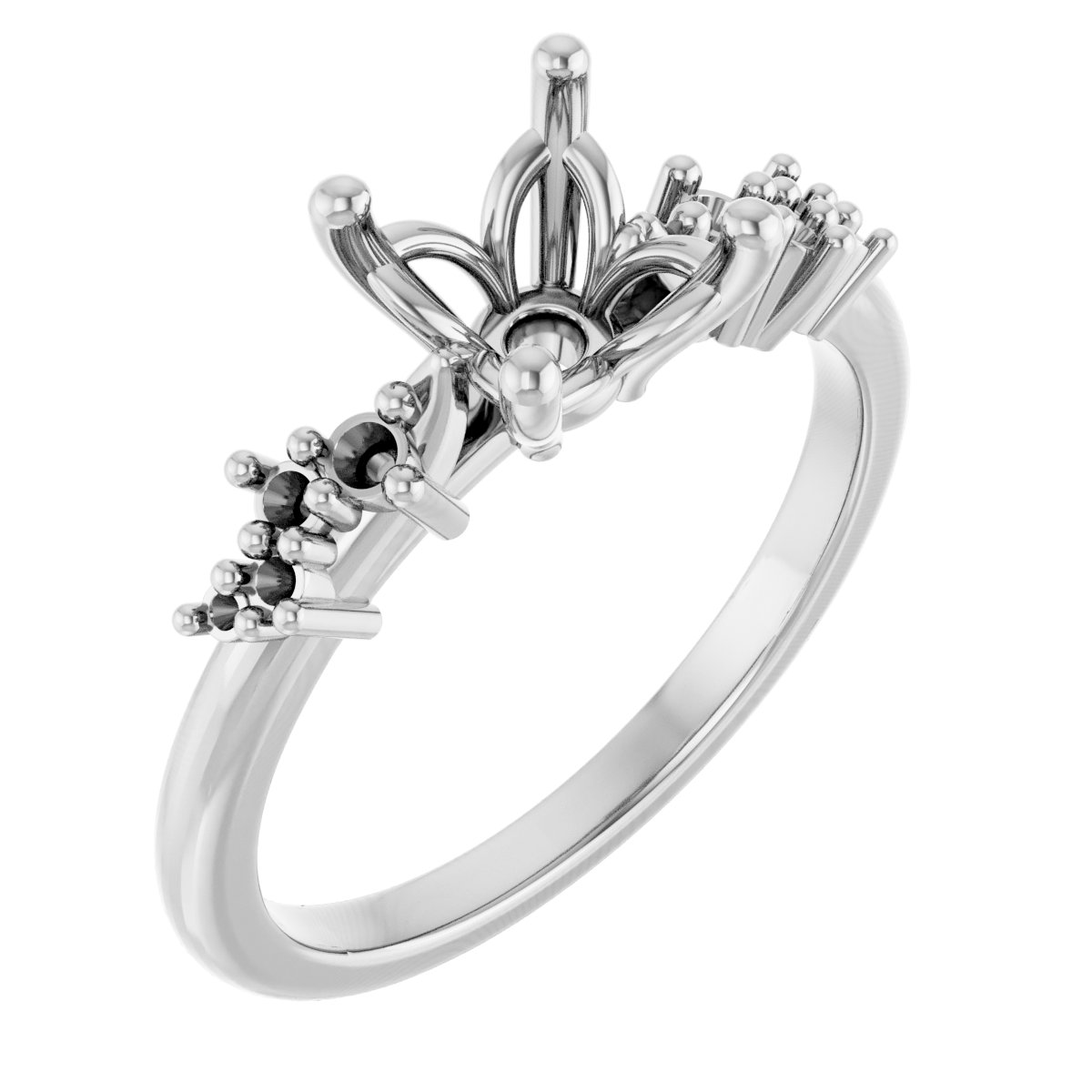 Accented Engagement Ring