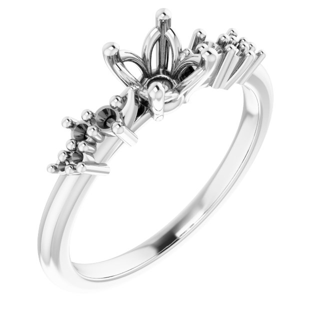 Accented Engagement Ring