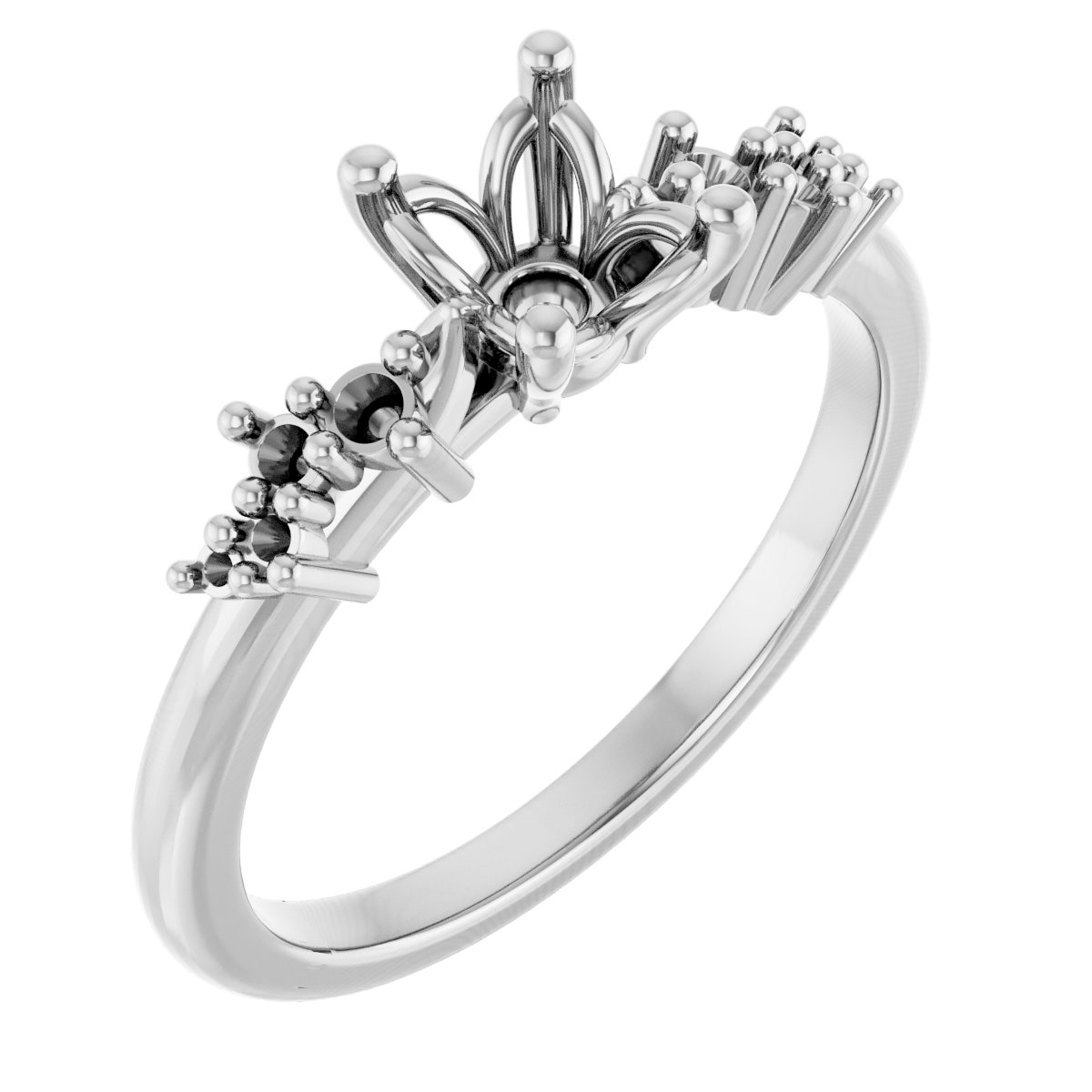 Accented Engagement Ring