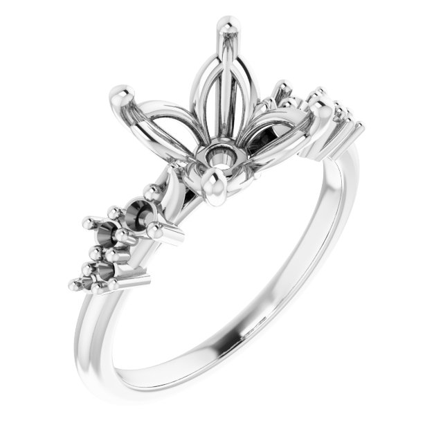 Accented Engagement Ring