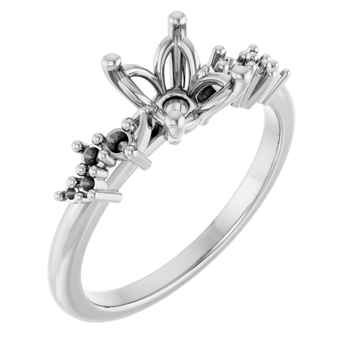 Accented Engagement Ring