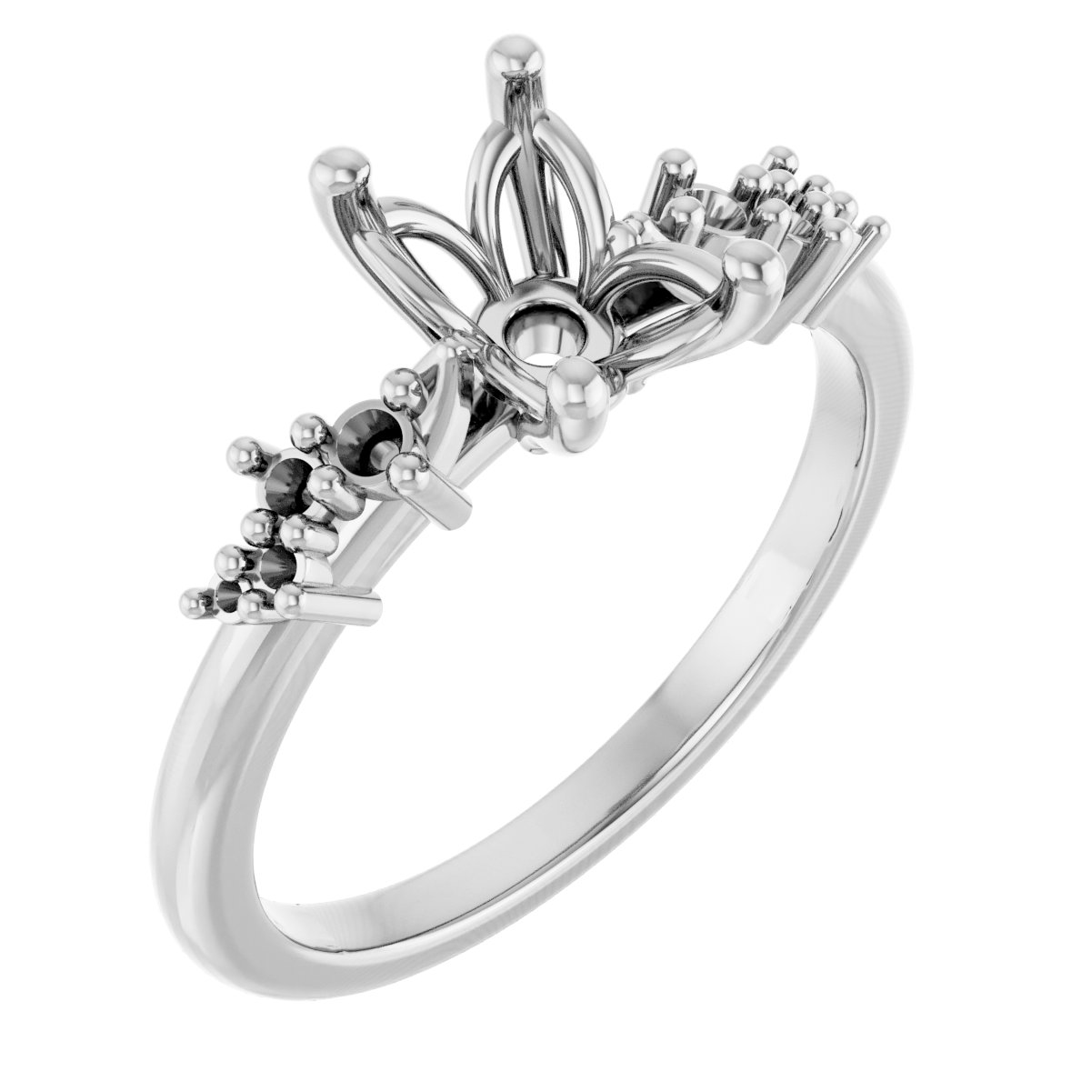 Accented Engagement Ring