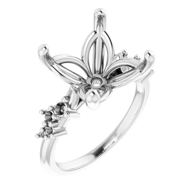 Accented Engagement Ring