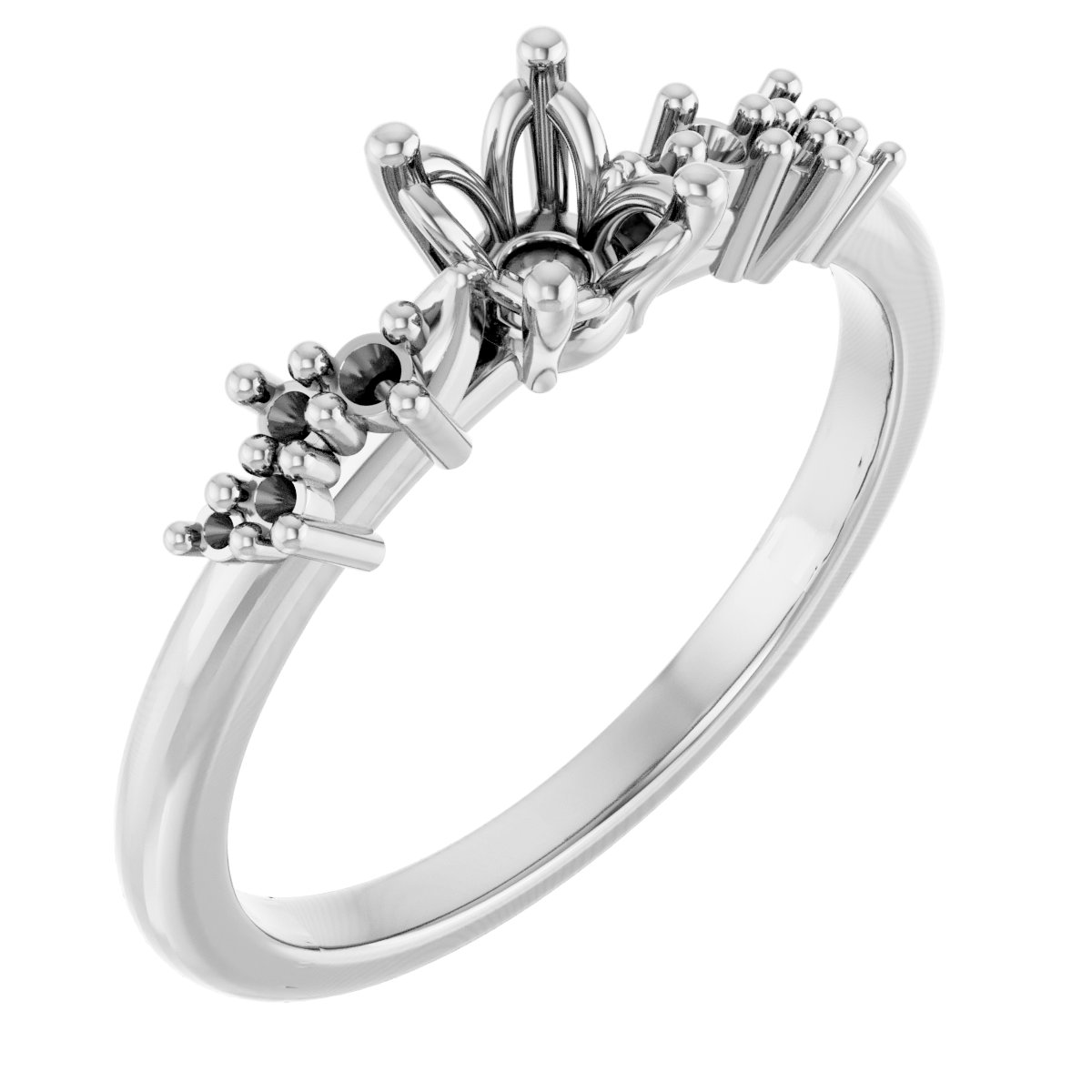Accented Engagement Ring