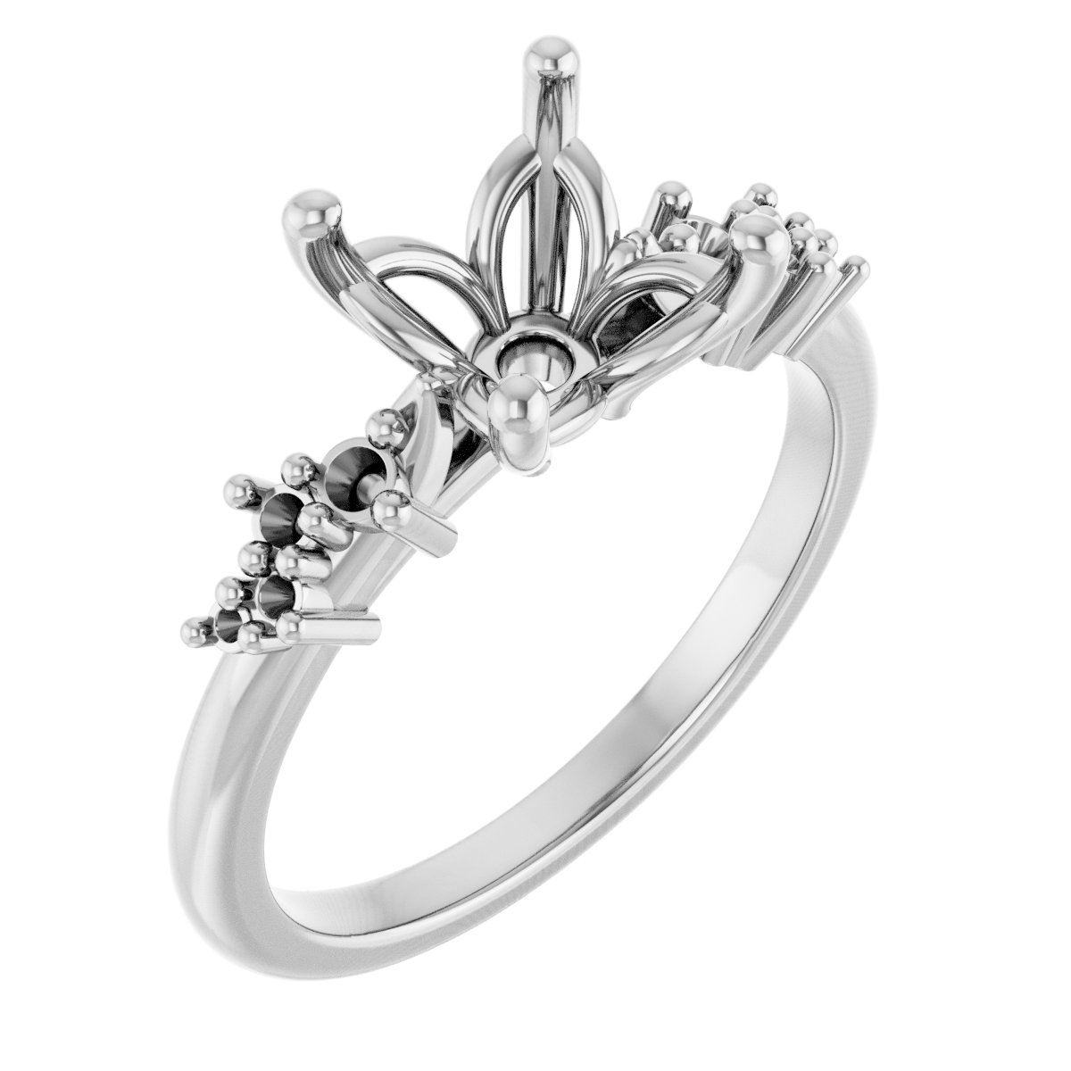 Accented Engagement Ring