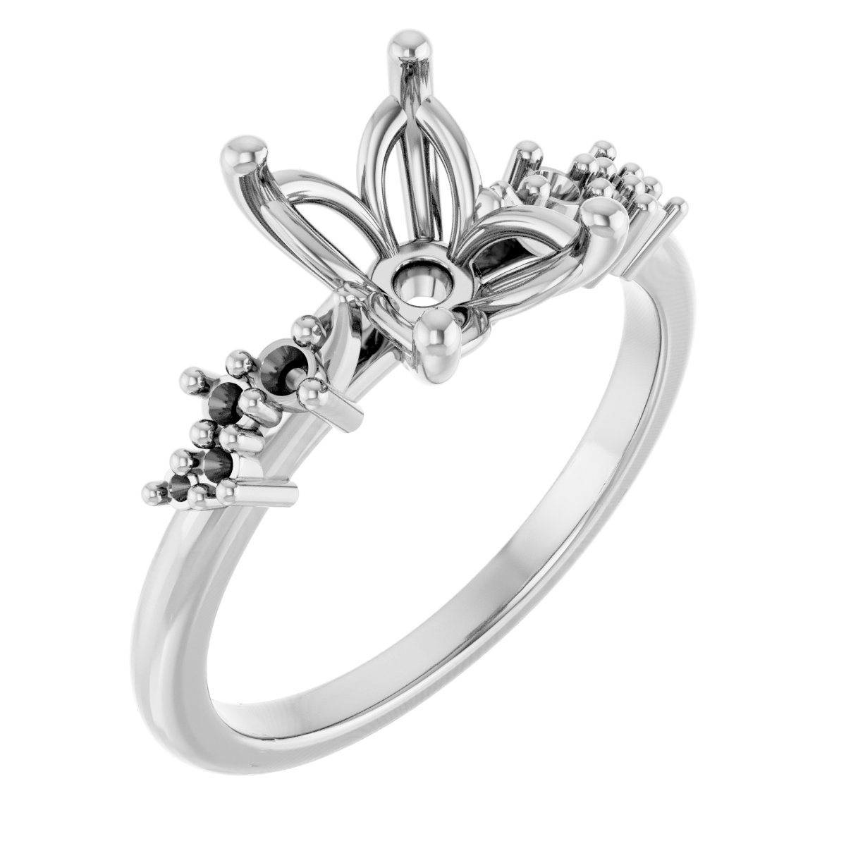 Accented Engagement Ring