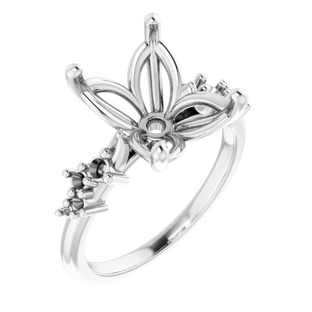 Accented Engagement Ring
