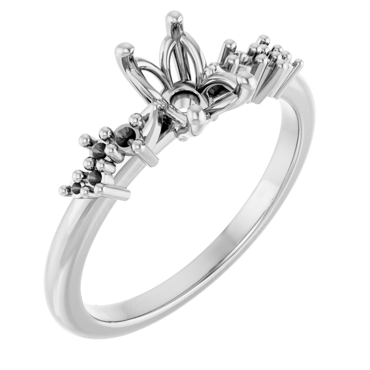 Accented Engagement Ring