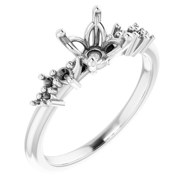 Accented Engagement Ring