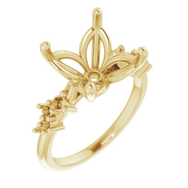 Accented Engagement Ring