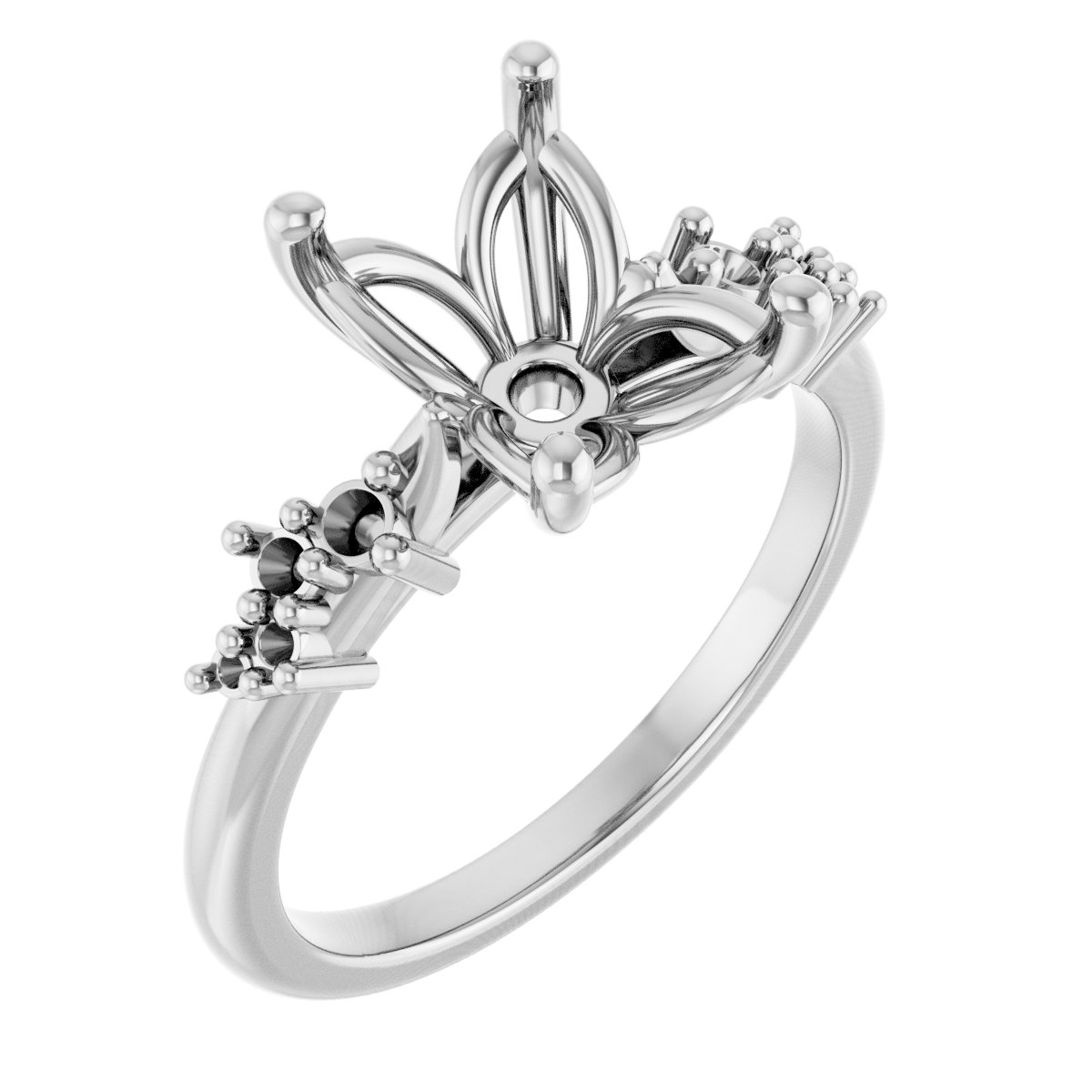 Accented Engagement Ring
