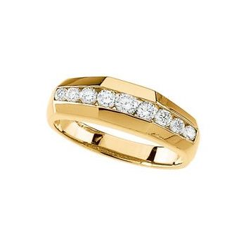 Gents Diamond Ring .75 CTW Ref 301358