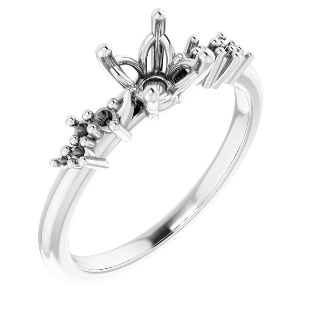 Accented Engagement Ring