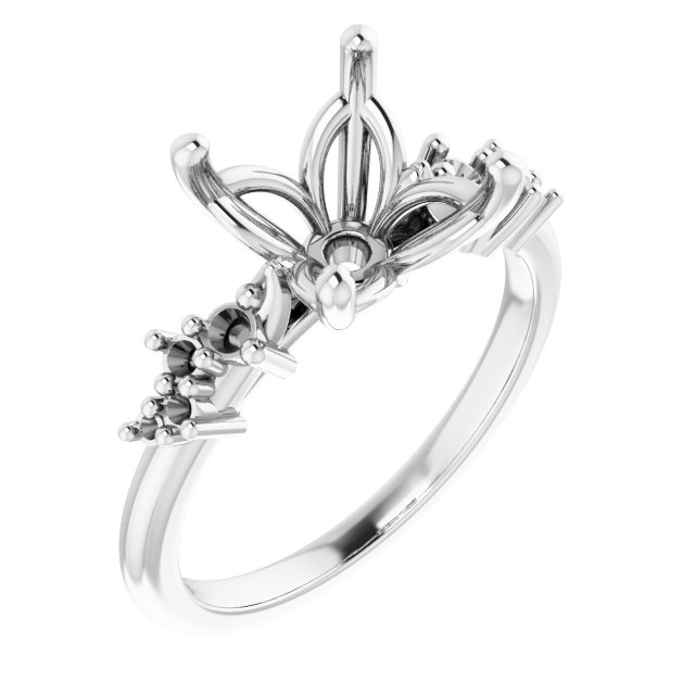 Accented Engagement Ring