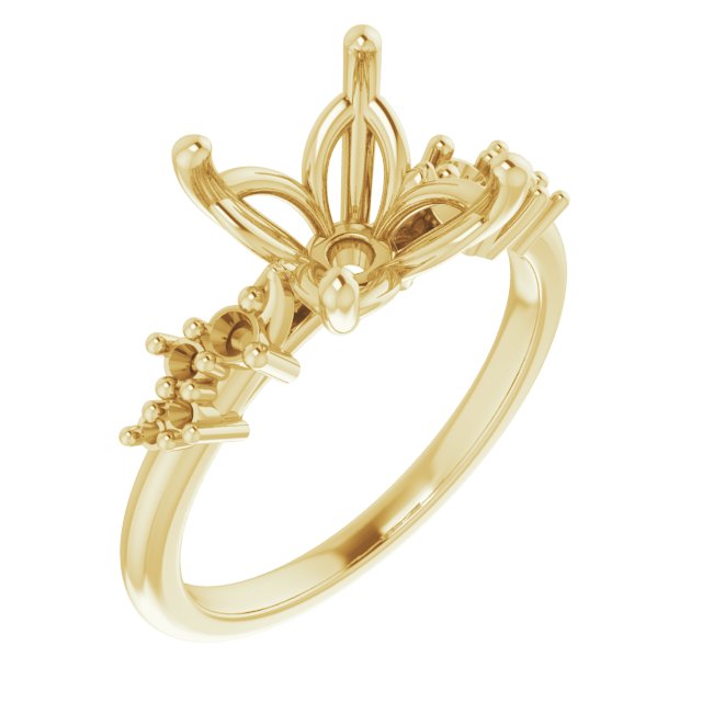 Accented Engagement Ring