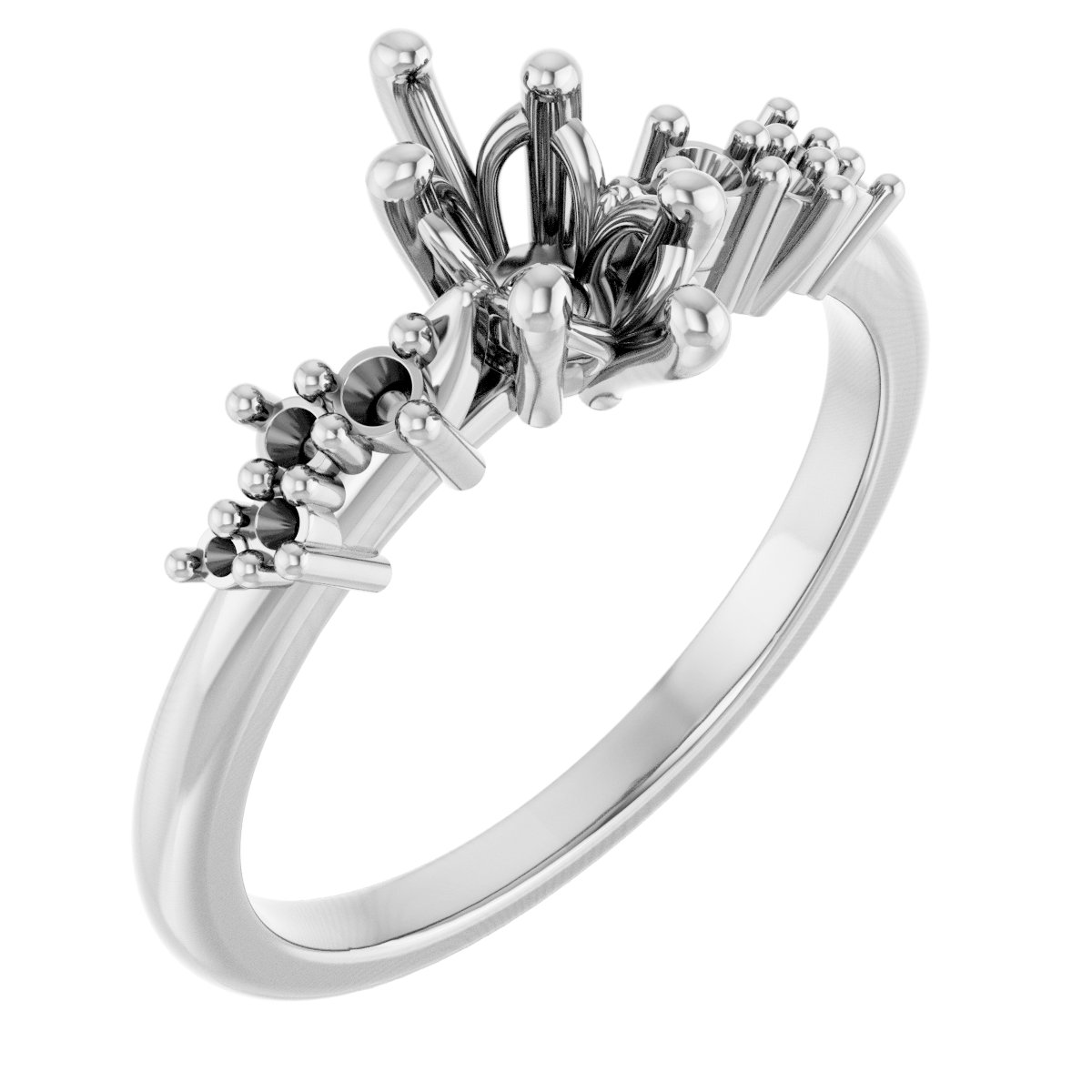 Accented Engagement Ring