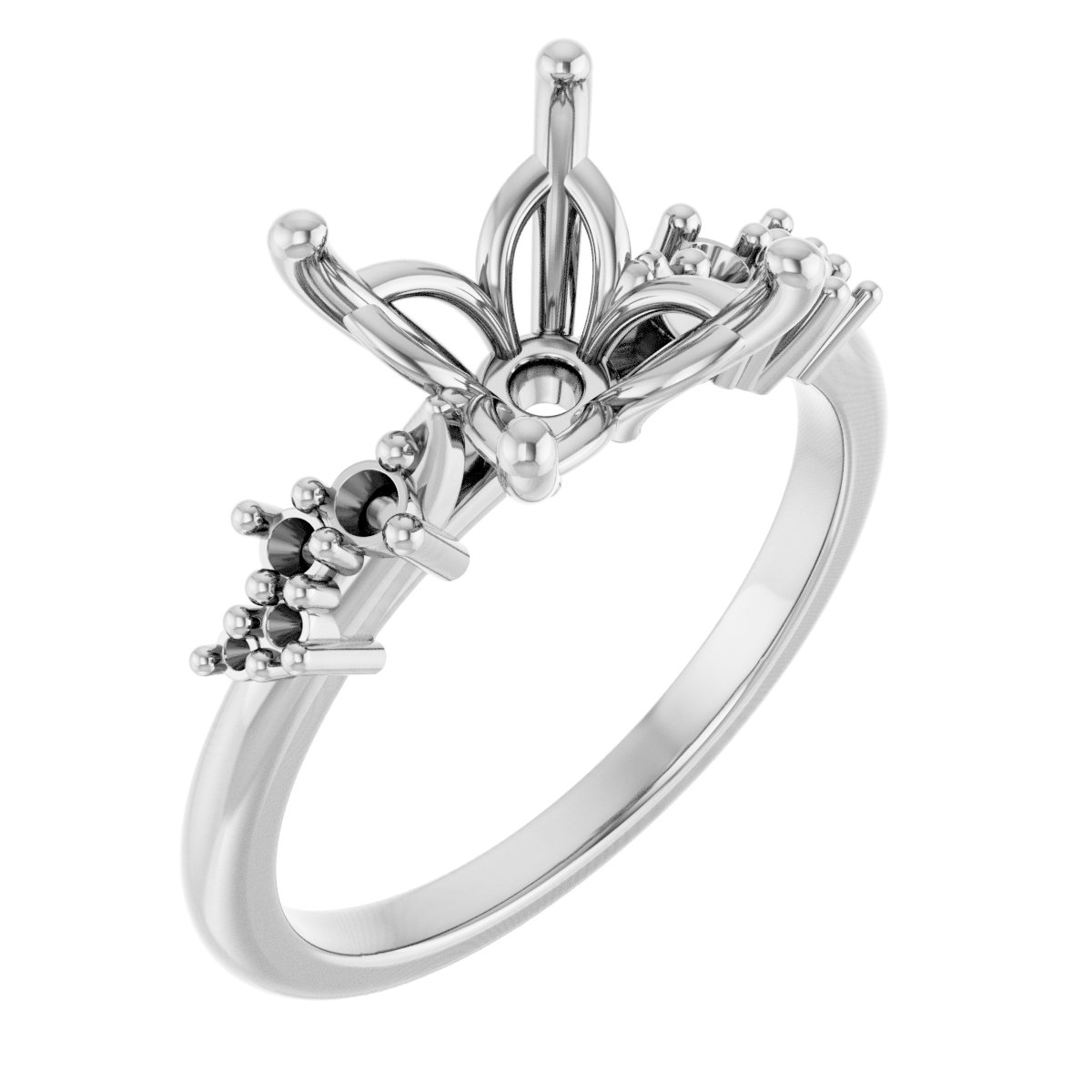 Accented Engagement Ring