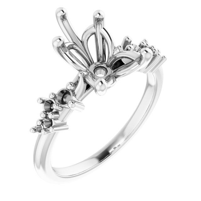 Accented Engagement Ring