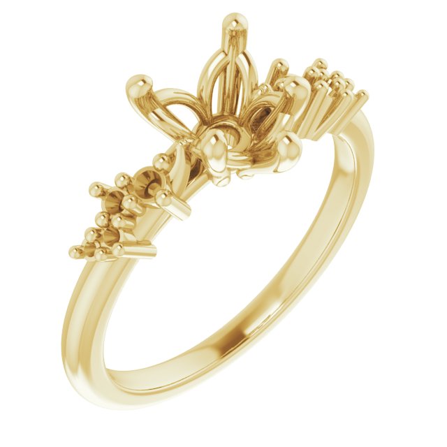 Accented Engagement Ring